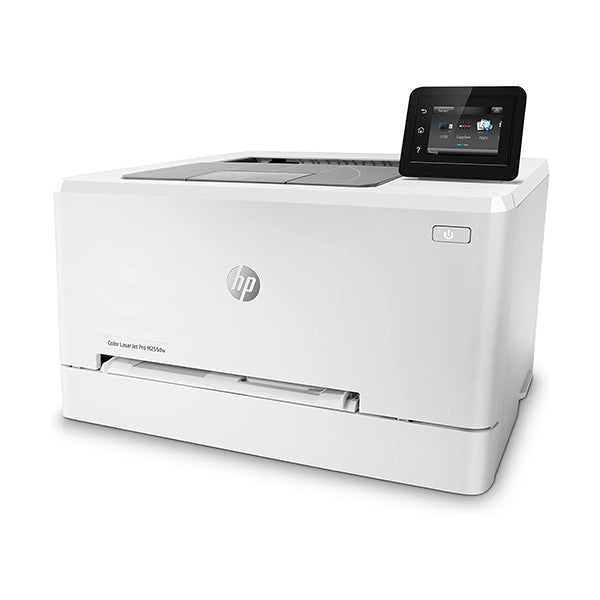 HP Printers, Copiers & Fax Machines White / Brand New / 1 Year HP Color LaserJet Pro M255dw Wireless Laser Printer, Remote Mobile Print, Duplex Printing, Works with Alexa, 7KW64A