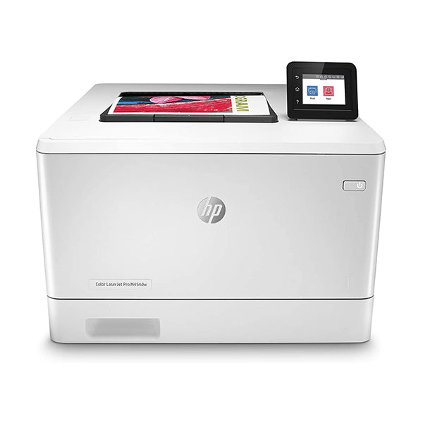 HP Printers, Copiers & Fax Machines White / Brand New / 1 Year HP Color Laserjet Pro M454dw Wireless Laser Printer, Double-Sided, Mobile Printing, 28 ppm, 250-Sheet, Built-in Wi-Fi, Security Features, W1Y45A