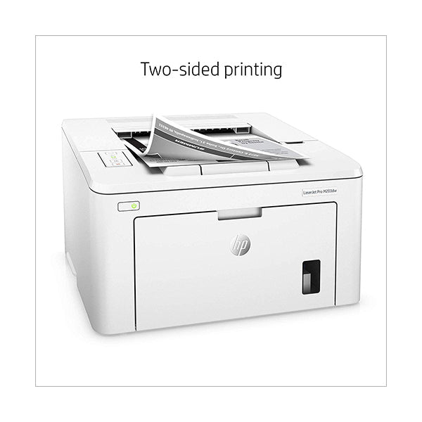 HP Printers, Copiers & Fax Machines White / Brand New / 1 Year HP LaserJet Pro M203dw Wireless Monochrome Printer with built-in Ethernet & 2-sided printing, works with Alexa, G3Q47A