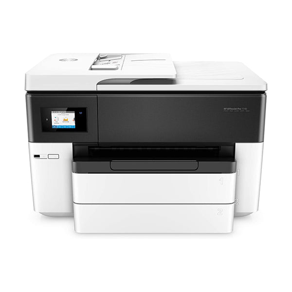 HP Printers, Copiers & Fax Machines White / Brand New / 1 Year HP OfficeJet Pro 7740 Wide Format All-in-One Printer with Wireless Printing, Works with Alexa, G5J38A