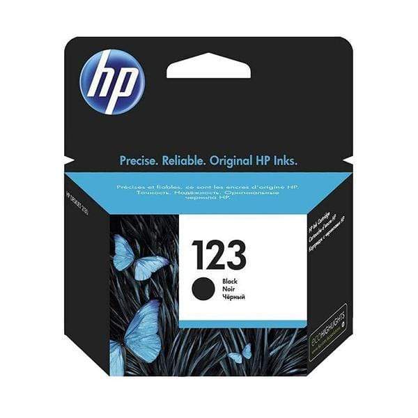 HP Printer Ink, Toner & Supplies Black / Original HP 123 | Ink Cartridge | Black | F6V17AE