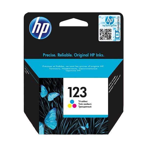 HP Printer Ink, Toner & Supplies Tri-color / Original HP 123 | Ink Cartridge | Tri-color | F6V16AE