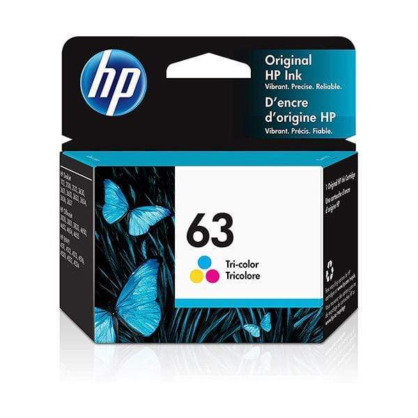 HP Printer Ink, Toner & Supplies Tri-color / Original HP 63 | Ink Cartridge | Tri-color | F6U61AN