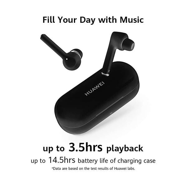 HUAWEI FreeBuds Pro, True Wireless Bluetooth Earphone with Intelligent  Noise Cancellation, 3-mic System, Quick Wireless Charging, Carbon Black