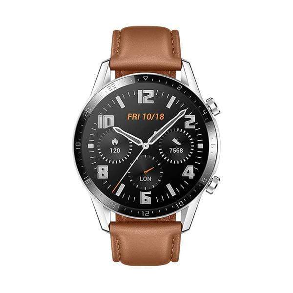Mobileleb.com Huawei Watch GT 2, 46mm, Sport Edition, Bluetooth SmartWatch, 1.39 Inch AMOLED Display with 3D Glass Screen, 2 Weeks Battery Life, GPS, SpO2, 15 Sport Modes, 3D Glass Screen, Bluetooth Calling Smartwatch, Classic Pebble Brown