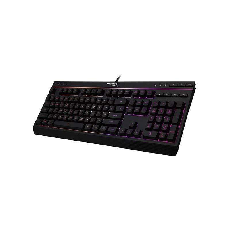 HyperX Alloy Core RGB Gaming Keyboard - Quiet & Responsive - 5-Zoned RGB Backlit Keys - Dedicated Media Controls - HX-KB5ME2-US