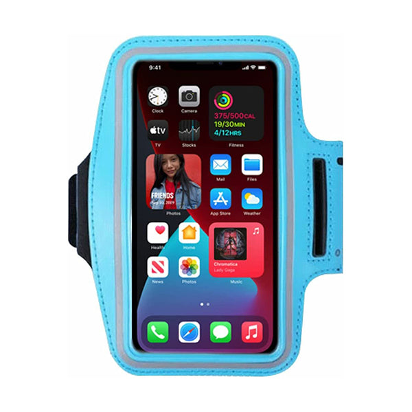 HYPHEN Mobile Covers Blue / Brand New ESSE BY HYPHEN, Sports Arm Band/Pouch Lightweight & Comfortable Running Armband With Multiple Pockets For Men And Women