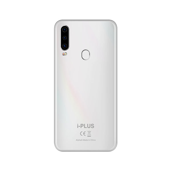 i-Plus Mobile Phone White / Brand New / 1 Year i-Plus Alpha 3, 6GB/128GB, 6.3" FHD+ Waterdrop Display, Octa core, Triple Rear Cam 48MP + 8MP + 2MP, Selfie Cam 16MP + Free Cover + Screen Protector + Earphones + 1 Year Subscription Smart TV: beIN, Shahid VIP and Netflix