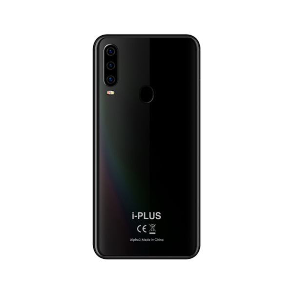 i-Plus Mobile Phone Black / Brand New / 1 Year i-Plus Alpha 3, 6GB/128GB, 6.3" FHD+ Waterdrop Display, Octa core, Triple Rear Cam 48MP + 8MP + 2MP, Selfie Cam 16MP + Free Cover + Screen Protector + Earphones + 1 Year Subscription Smart TV: beIN, Shahid VIP and Netflix