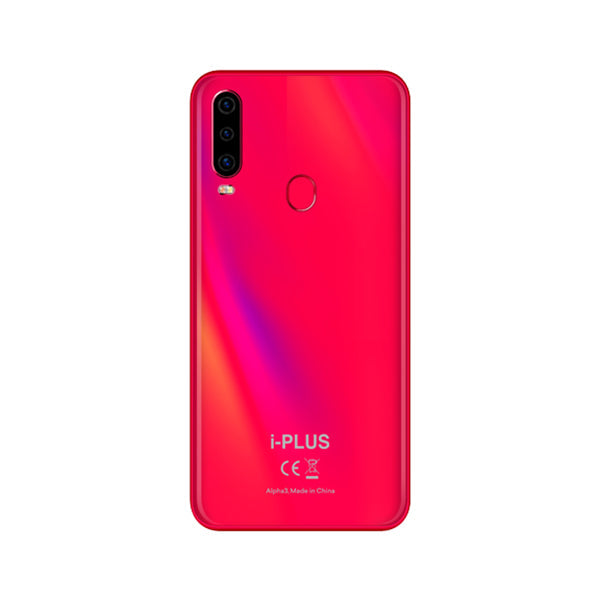 i-Plus Mobile Phone Red / Brand New / 1 Year i-Plus Alpha 3, 6GB/128GB, 6.3" FHD+ Waterdrop Display, Octa core, Triple Rear Cam 48MP + 8MP + 2MP, Selfie Cam 16MP + Free Cover + Screen Protector + Earphones + 1 Year Subscription Smart TV: beIN, Shahid VIP and Netflix