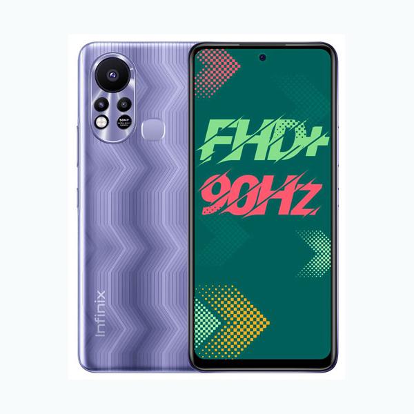 Infinix Mobile Phone Purple / Brand New / 1 Year Infinix Hot 11s, 4GB/128GB, 6.78" IPS LCD 90Hz Display, Octa core CPU, Triple Rear Cam 50MP, Selfie 8MP, Fingerprint (rear-mounted) + Free Jelly Case + Protective Film