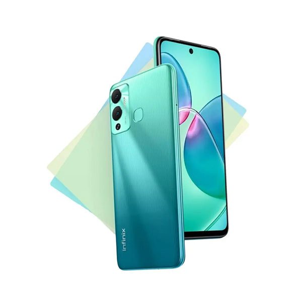 Infinix Mobile Phone Green / Brand New / 1 Year Infinix Hot 12 Play, 4GB/128GB + 3GB Extended RAM, 6.82" 90Hz IPS LCD Display, Octa core CPU, Dual Rear Cam 13MP + 2MP, Selfie Cam 8MP, Fingerprint + Free Jelly Case + Protective Film