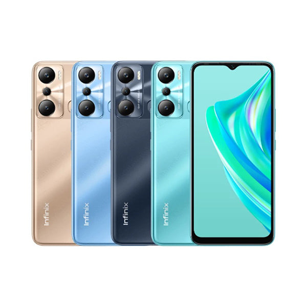 Infinix Mobile Phone Sunset Gold / Brand New / 1 Year Infinix Hot 20i 6GB/128GB + 5GB Extended RAM (11GB)