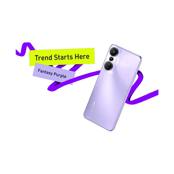 Infinix Mobile Phone Brand New / 1 Year / Fantasy Purple Infinix Hot 20s 8GB/128GB +5GB Extended RAM (13GB)