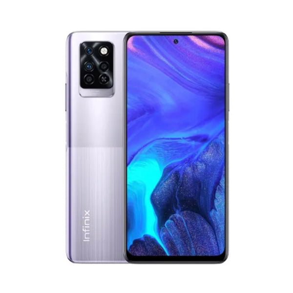 Infinix Mobile Phone Purple / Brand New / 1 Year Infinix Note 10 Pro, 8GB/256GB, 6.95 Inch IPS LCD 90Hz Display, Octa core CPU, Quad Rear Cam 64MP + 8MP + 2MP + 2MP, Selfie Cam 16MP, Fingerprint (side-mounted) + Free Jelly Case + Protective Film