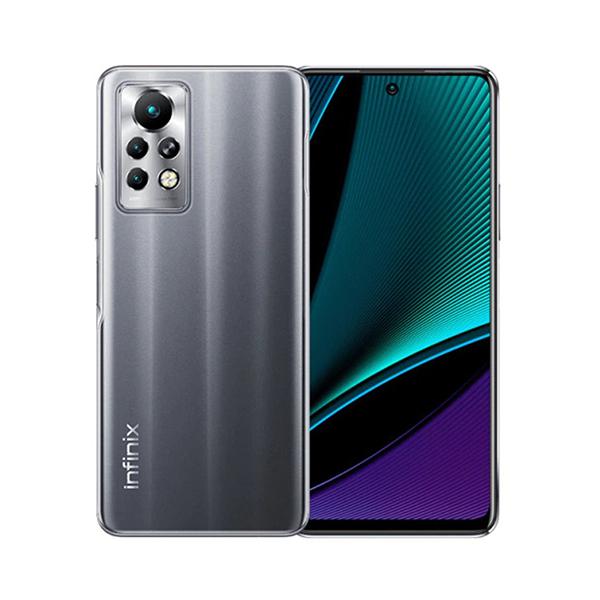 Infinix Mobile Phone Mithril Grey Infinix Note 11 Pro, 8GB/128GB, 6.95 Inch IPS LCD 120Hz Display, Octa core CPU, Triple Rear Cam 64MP + 13MP + 2MP, Selfie Cam 16MP, Fingerprint (side-mounted) + Free Jelly Case + Protective Film