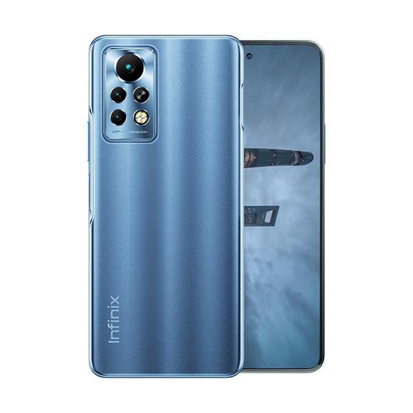 Infinix Mobile Phone Mist Blue Infinix Note 11 Pro, 8GB/128GB, 6.95 Inch IPS LCD 120Hz Display, Octa core CPU, Triple Rear Cam 64MP + 13MP + 2MP, Selfie Cam 16MP, Fingerprint (side-mounted) + Free Jelly Case + Protective Film