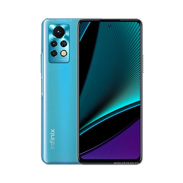 Infinix Mobile Phone Symphony Cyan Infinix Note 11s, 4GB/128GB, 6.95 Inch IPS LCD 120Hz Display, Octa core CPU, Triple Rear Cam 50MP + 2MP + 2MP, Selfie Cam 16MP, Fingerprint (side-mounted) + Free Jelly Case + Protective Film