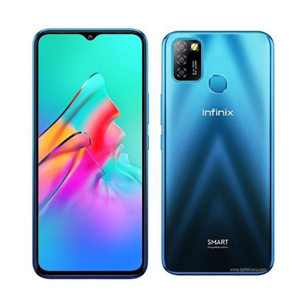 Infinix Mobile Phone Ocean Wave Infinix Smart 5, 2GB/32GB, 6.6 Inch IPS LCD Screen, Quad core CPU, Dual Rear Cam 8MP + 2MP, Selfie Cam 8MP, Fingerprint (rear-mounted) + Free Jelly Case + Protective Film
