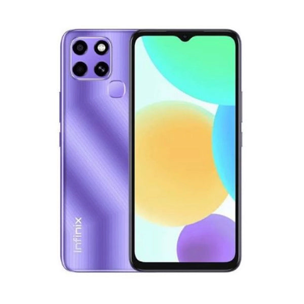 Infinix Mobile Phone Starry Purple / Brand New / 1 Year Infinix Smart 6 Plus, (Up to 4GB RAM) 2GB/64GB, 6.6" HD+ Display, Quad-core CPU, Dual Rear Cam 8MP, Selfie Cam 5MP, Fingerprint + Face Unlock + Free Jelly Case + Protective Film