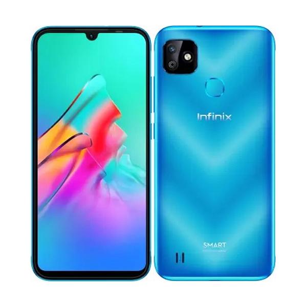 Infinix Mobile Phone Topaz Blue / Brand New / 1 Year Infinix Smart HD 2021, 2GB/32GB, 6.1" IPS LCD Display, Octa core CPU, Dual Rear Cam 8MP, Selfie Cam 5MP, Fingerprint (rear-mounted) + Free Jelly Case + Protective Film