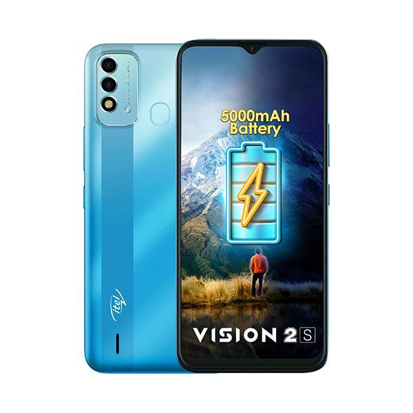 itel Mobile Phone itel Vision 2S, 2GB/32GB, 6.52″ HD+ Display, Octa core, Dual Rear Cam 8MP, Selphie Cam 5MP, Fingerprint