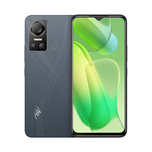 itel Mobile Phone Midnight Black / Brand New / 1 Year itel Vision 5 4GB/64GB + 3GB Extended RAM (Total of 7GB) + 60 Days Free Screen Replacement Warranty