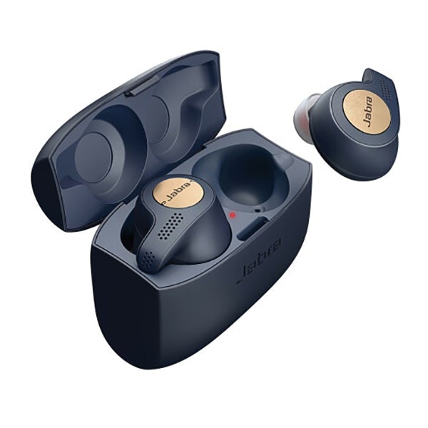 Jabra Headsets & Earphones Copper Blue / Brand New / 1 Year Jabra Elite Active 65t Earbuds – True Wireless Earbuds with Charging Case, Copper Blue – Bluetooth Earbuds with a Secure Fit and Superior Sound, Long Battery Life and More (100-99010000-60)
