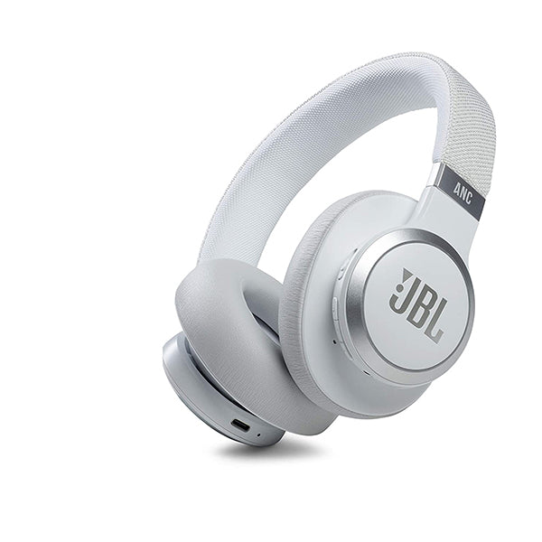 JBL Headsets & Earphones White / Brand New / 1 Year JBL Live 660NC - Wireless Over-Ear Noise Cancelling Headphones with Long Lasting Battery and Voice Assistant