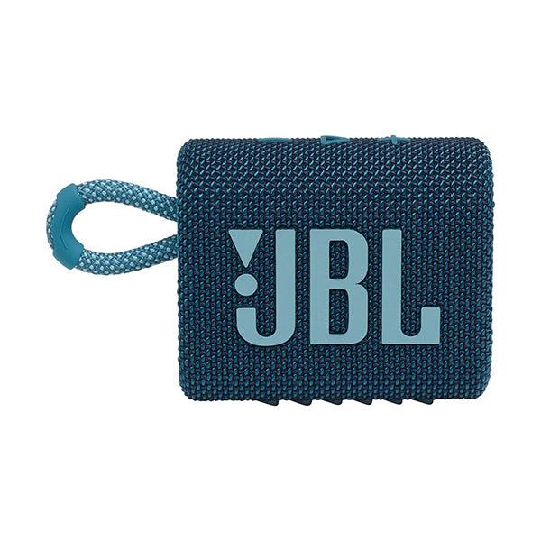 JBL Portable Speakers & Audio Docks Blue / Brand New / 1 Year JBL Go 3: Portable Speaker with Bluetooth, Built-in Battery, Waterproof and Dustproof