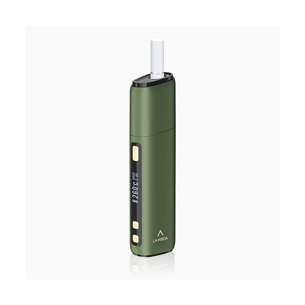 Mobileleb Army Green / Brand New LAMBDA CC OLED HD Display Heat Not Burn Tobacco Heating Device, Compatible with All IQOS Heatsticks