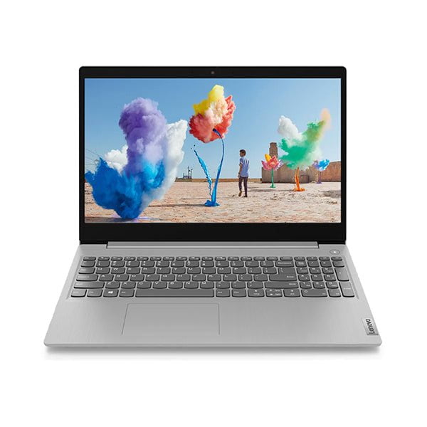 Lenovo Laptops Platinum Grey / Brand New / 1 Year Lenovo IdeaPad 3-81WQ007AAK Laptop, 15.6” Display, Intel Celeron N4020, 4GB Ram, 1TB HDD, Integrated VGA, EN/AR Keyboard