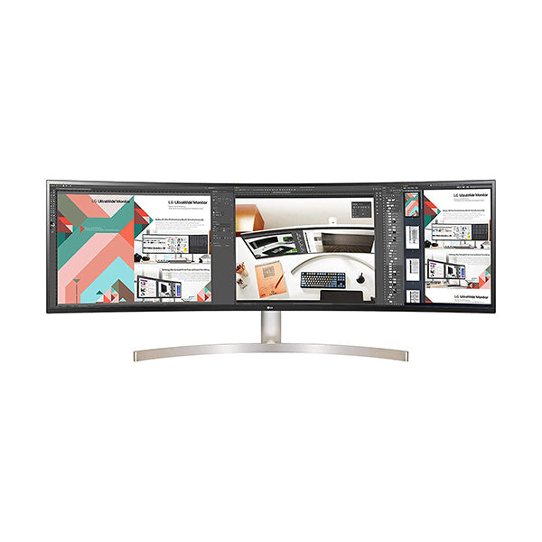 LG Monitors Silver / Brand New / 1 Year LG 49WL95C-WE 32:9 UltraWide Monitor 49" Dual DQHD (5120 x 1440) IPS Display, HDR10, USB Type-C with 85W Power Delivery, Ambient Light Sensor, 2 x 10W Stereo Speaker with Rich Bass