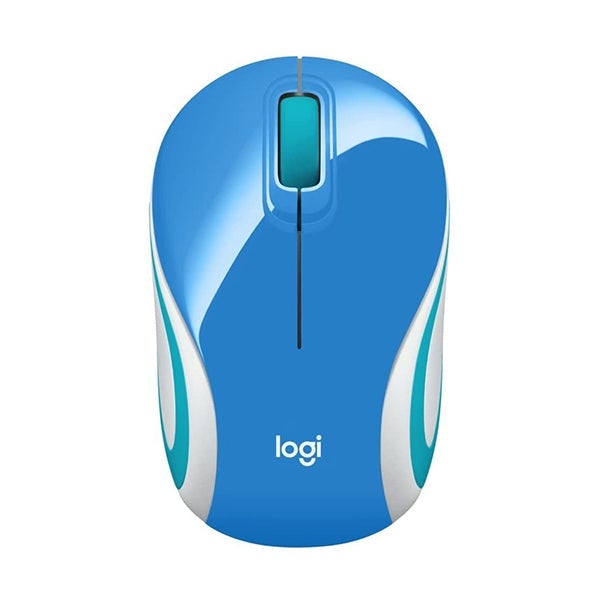 Logitech Electronics Accessories Blue / Brand New / 1 Year Logitech M187 2.4GHz Wireless 3-Button Optical Mini Scroll Mouse