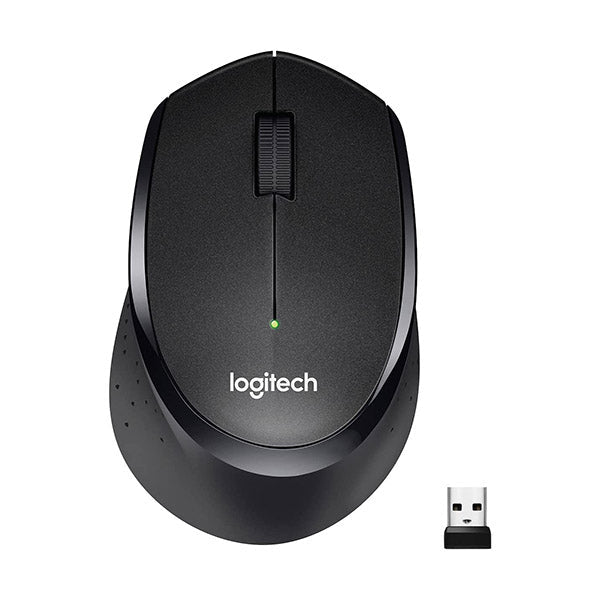 Logitech Electronics Accessories Black / Brand New / 1 Year Logitech M330 SILENT PLUS Wireless Mouse, 2.4GHz with USB Nano Receiver, 1000 DPI Optical Tracking