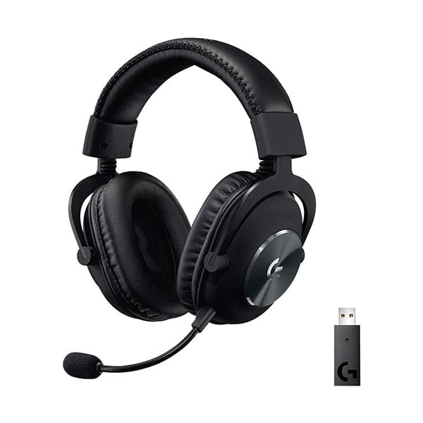 Logitech Headsets & Earphones Black / Brand New / 1 Year Logitech G PRO X Wireless Lightspeed Gaming Headset with Blue VO!CE Mic Filter Tech, 50 mm PRO-G Drivers, and DTS Headphone:X 2.0 Surround Sound