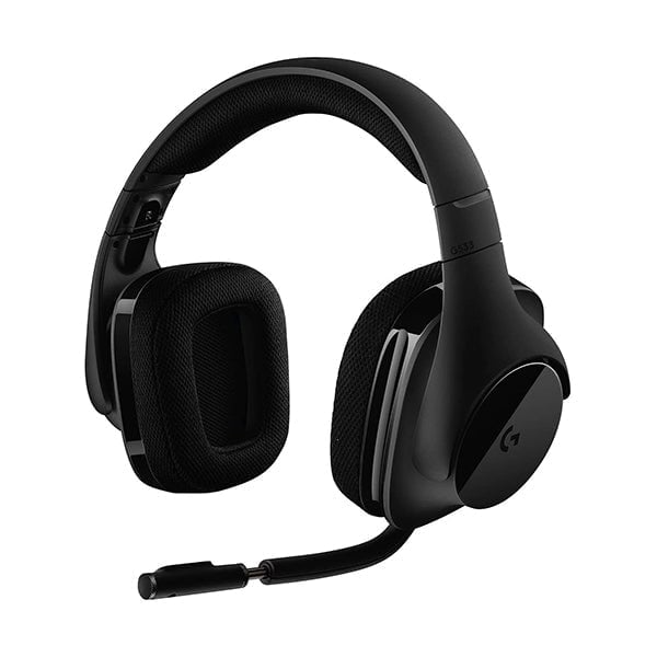 Logitech Headsets & Earphones Black / Brand New / 1 Year Logitech G533 Wireless Gaming Headset – DTS 7.1 Surround Sound – Pro-G Audio Drivers