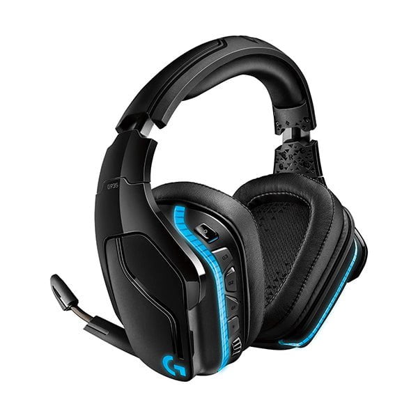 Logitech Headsets & Earphones Black / Brand New / 1 Year Logitech G935 Wireless/Wired RGB Gaming Headset | DTS 2.0 Headphone:X 7.1 Surround Sound | 50-mm Pro-G Audio Drivers | CRYSTAL 6mm Flip-to-Mute Microphone | PC,PS4,XBOX,MAC,Nintendo,TABLET,MOBILE,VR