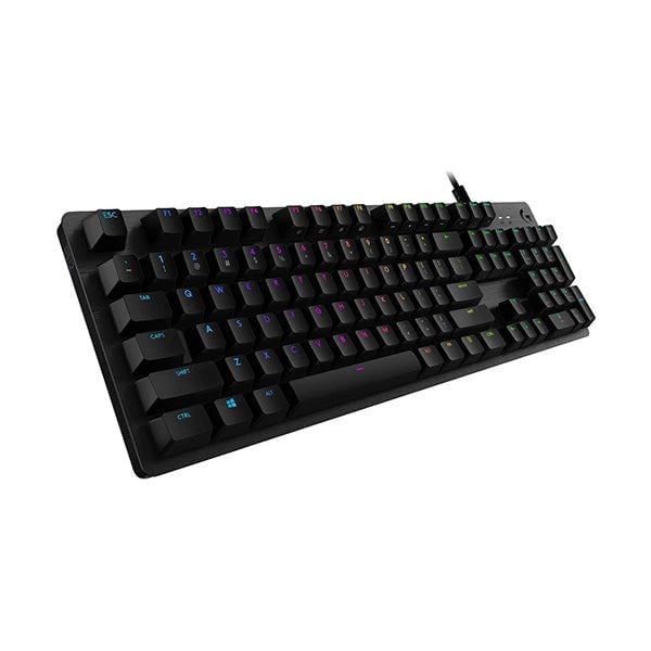 Logitech Keyboards & Mice Black / Brand New / 1 Year Logitech G512 Mechanical Gaming Keyboard, RGB Light sync Backlit Keys, GX Blue Click Key Switches