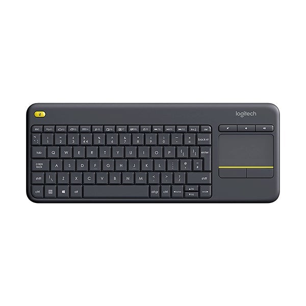 Logitech Keyboards & Mice Black / Brand New / 1 Year Logitech K400 Touch Plus Dark, AZERTY French Keyboard, Wireless 920-007129