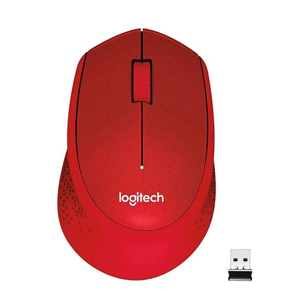 Logitech Keyboards & Mice Red / Brand New / 1 Year Logitech M330 SILENT PLUS Wireless Mouse, 2.4GHz with USB Nano Receiver, 1000 DPI Optical Tracking