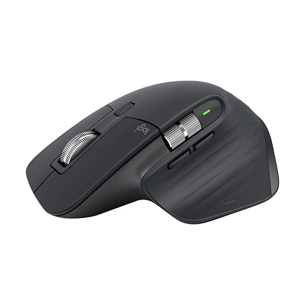 Logitech Keyboards & Mice Graphite / Brand New / 1 Year Logitech MX Master 3S - Wireless Performance Mouse with Ultra-fast Scrolling, Ergo, 8K DPI, Track on Glass, Quiet Clicks, USB-C, Bluetooth, Windows, Linux, Chrome
