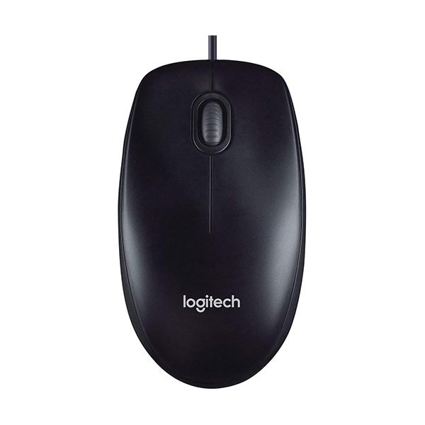Logitech Keyboards & Mice Black / Brand New / 1 Year Logitech Wired Mouse M90