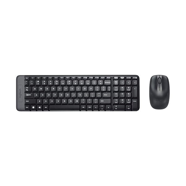 Logitech Keyboards & Mice Black / Brand New / 1 Year Logitech Wireless MK220, Keyboard & Mouse Combo, AR/EN