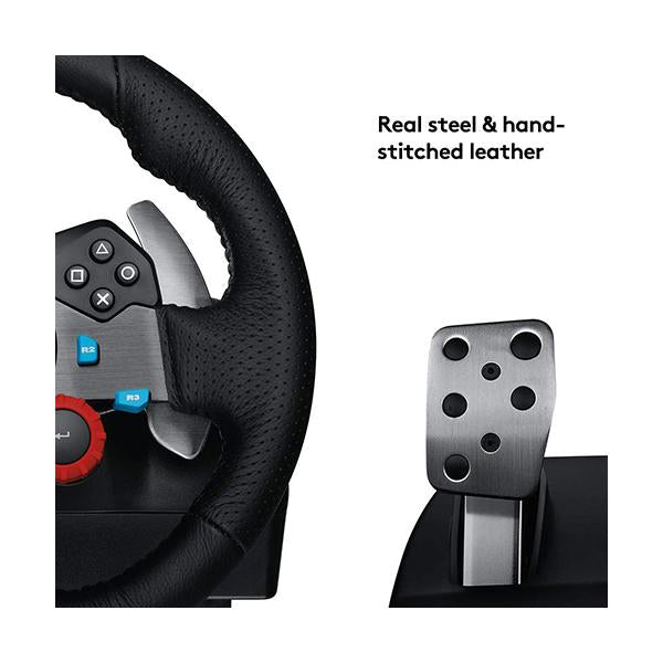 Logitech G920 Driving Force Racing Wheel and Floor Pedals for Xbox