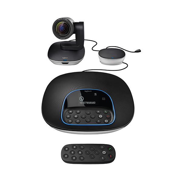 Logitech Video Conferencing Devices Brand New / 1 Year Logitech Group HD Video and Audio Conferencing System for Big Meeting Rooms 960-001057