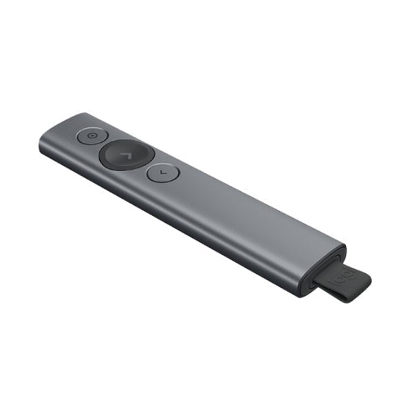 Logitech Video Conferencing Devices Slate / Brand New / 1 Year Logitech Spotlight Presentation Remote - Advanced Digital Highlighting with Bluetooth, Universal Compatibility, 30M Range and Quick Charging