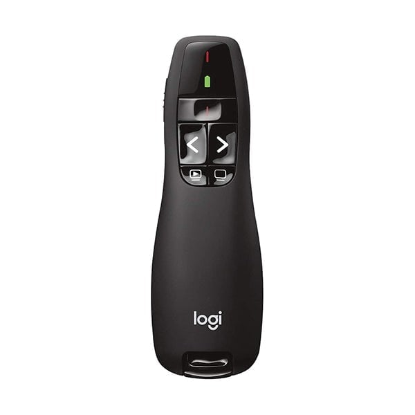 Logitech Video Conferencing Devices Black / Brand New / 1 Year Logitech Wireless Presenter R400, Wireless Presentation Remote Clicker with Laser Pointer