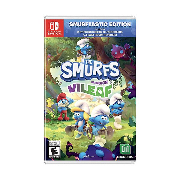 Maximum Games Switch DVD Game Brand New The Smurfs: Mission Vileaf - Nintendo Switch