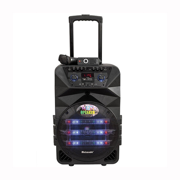 Meirende Karaoke Sets Black / Brand New Meirende Portable Bluetooth Speaker Karaoke Woofer 12" Rechargeable K5-12